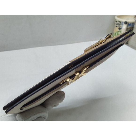 Michael Kors Reed Camel Multicolor Leather Credit Card Bifold Wallet - NWT $298 - Picture 7 of 16